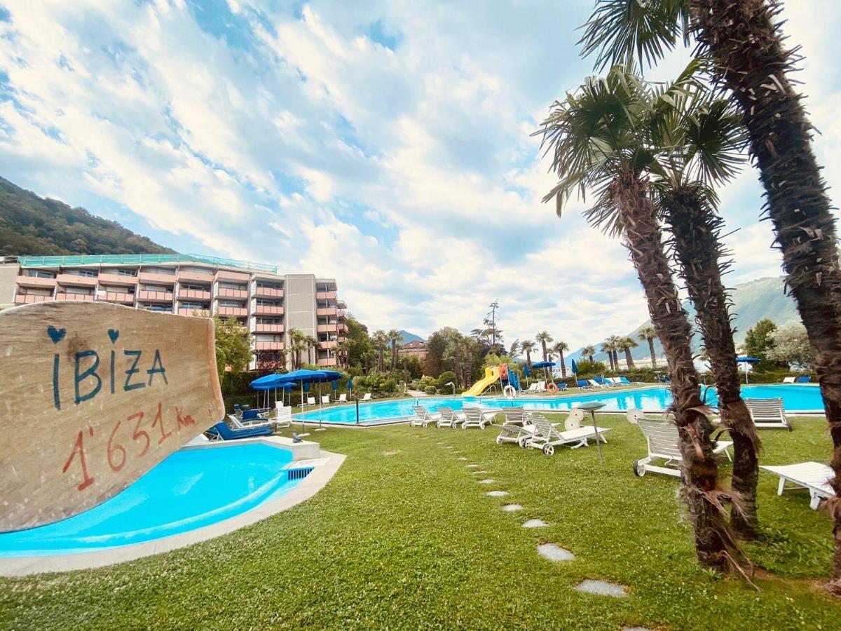 Lake Apartment 4 Bissone Bagian luar foto