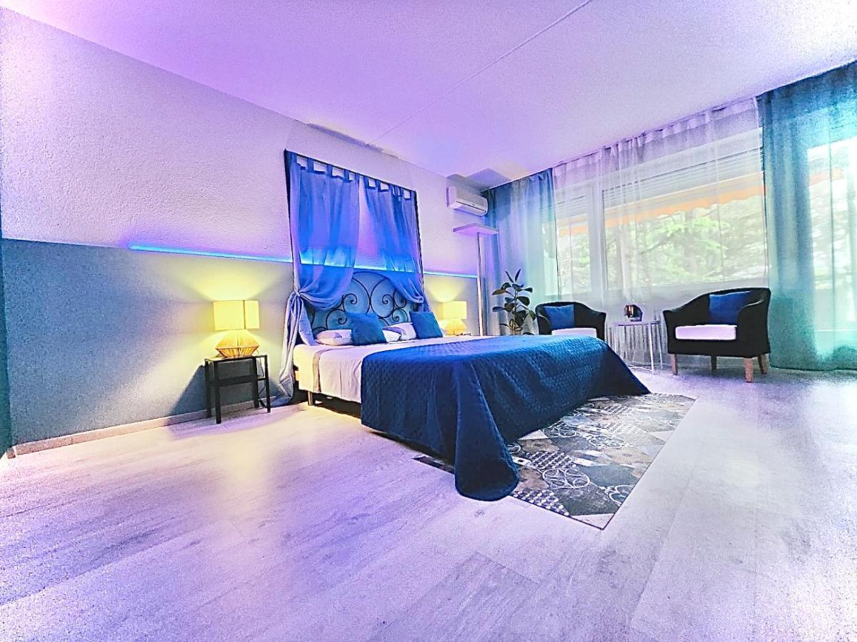 Lake Apartment 4 Bissone Bagian luar foto
