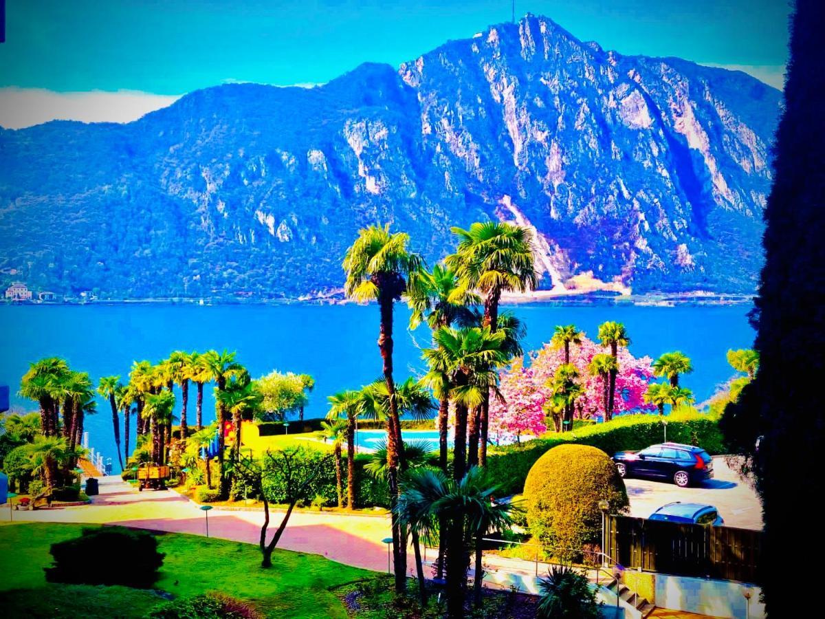 Lake Apartment 4 Bissone Bagian luar foto